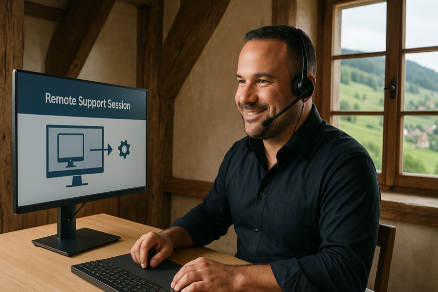 Fernwartung und Remote-Support für Dittingen