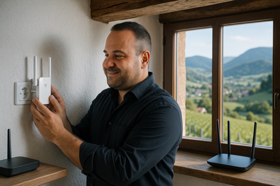 WLAN- und Netzwerk-Einrichtung in Burg im Leimental