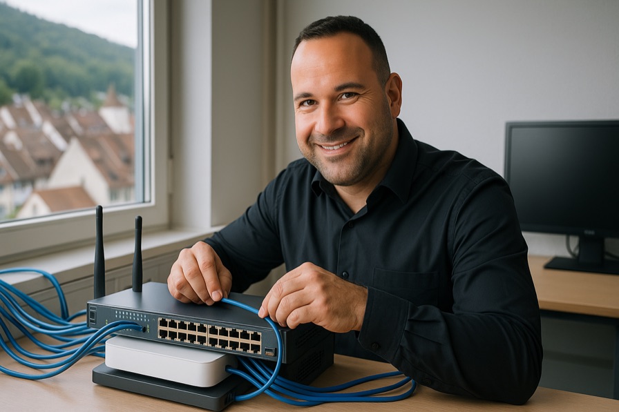 WLAN- und Netzwerk-Einrichtung in Ziefen