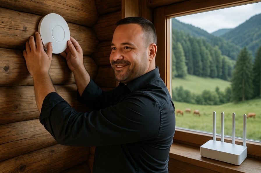 WLAN- und Netzwerk-Einrichtung in Lampenberg
